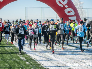 FOTO: E.ON Silvestrovský běh uběhlo ve velkém mrazu 113 závodníků