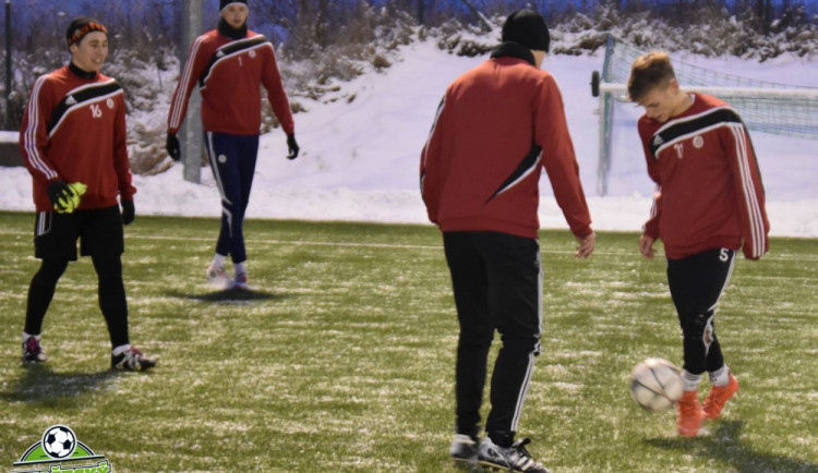 Trénink mládežníků na Složišti