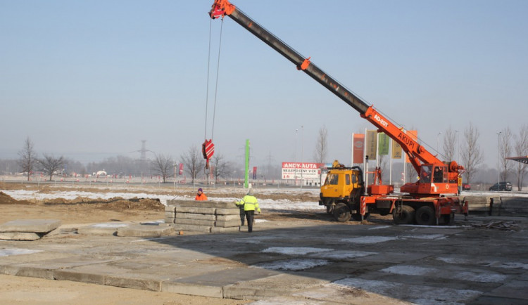 Místo nové prodejny Kika nábytek