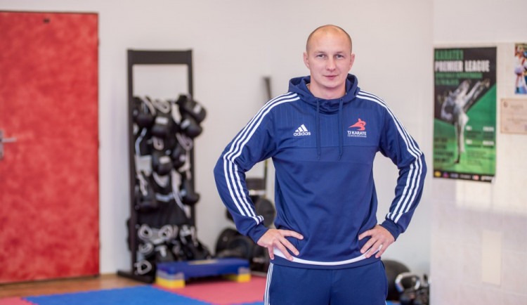 Trenér TJ Karate České Budějovice Miroslav Hýsek