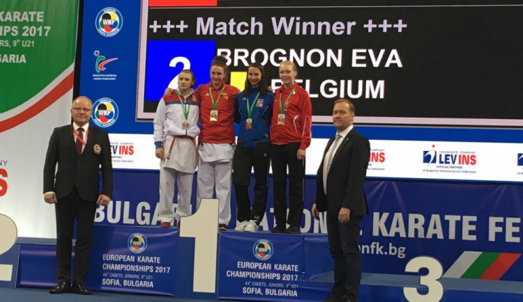 Karatisté měli skvělý start do evropského šampionátu. Debutantka Šáchová získala bronz