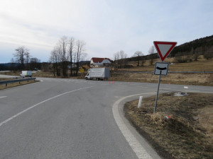 Dopravní nehoda u obce Strážný.