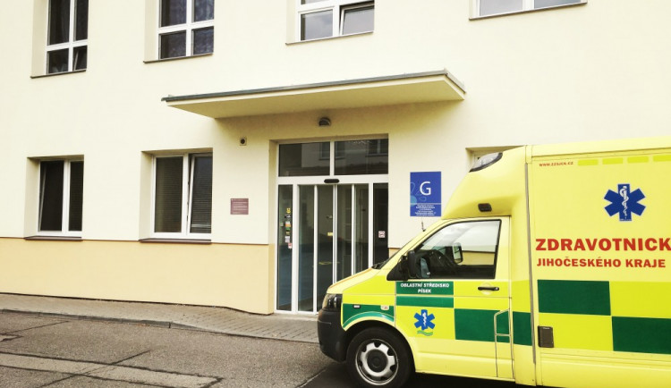 Písecká nemocnice - urgentní příjem pro pacienty s mrtvicí.