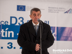 Zahájení výstavby nového úseku dálnice D3 mezi Ševětínem a Borkem. (15.3.2017)