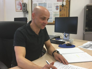 Novým velitelem temelínských hasičů se stal 43letý Martin Novotný