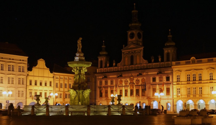 Hodina Země v Českých Budějovicích.