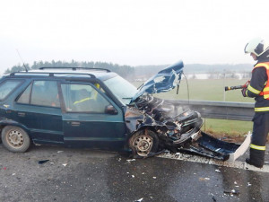 Vážná dopravní nehoda u Plané nad Lužnicí.