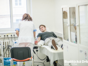 Den krvebraní v českobudějovické nemocnici.
