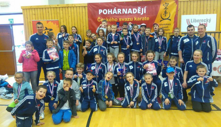 TJ Karate České Budějovice na Poháru nadějí