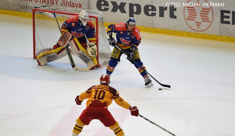 Ve včerejším zápase prohrál Motor na ledě Jihlavy 1:5