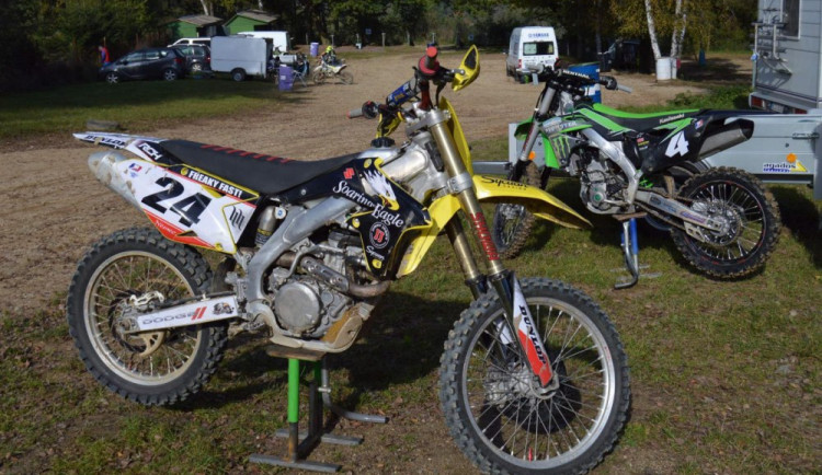 Odcizená motorka, kterou hledá policie