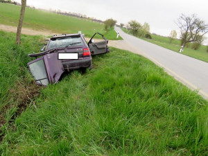 Dopravní nehoda u Domanína.