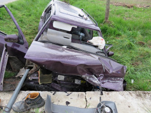 Dopravní nehoda u Domanína.