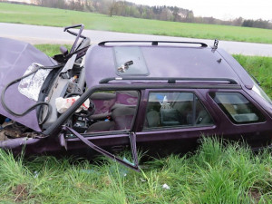 Dopravní nehoda u Domanína.