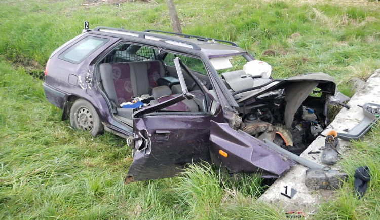 Dopravní nehoda u Domanína.