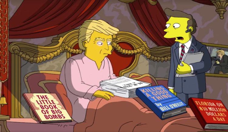 Tvůrci seriálu Simpsonovi v novém díle zhodnotili 100 dní Trumpa ve funkci prezidenta