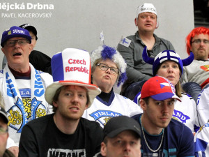 Suomi fandila celá hala. Finští fanoušci i hráči museli být spokojeni