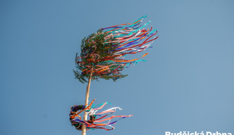 Díky včerejšímu větru krásně vlála.