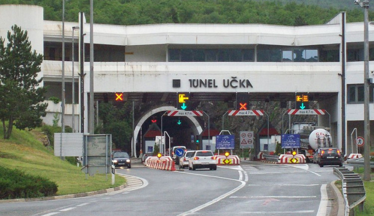 Tunel Učka na Istrii.