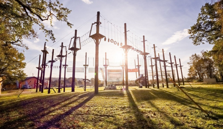 Sportovně relaxační areál Hluboká nad Vltavou.