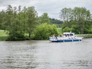 Otevření plavební komory Hněvkovice