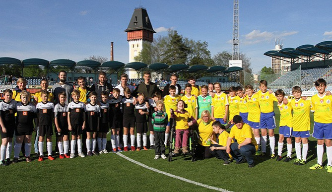 Akce SK Dynamo na podporu Centra Bazalka