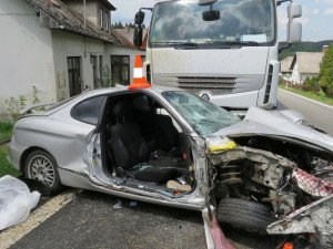 Dopravní nehoda v Korkusově Huti.