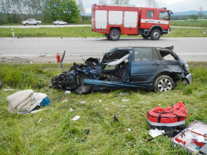 Tragická dopravní nehoda u Bujanova na Kaplicku.