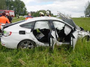 Tragická dopravní nehoda u Bujanova na Kaplicku.