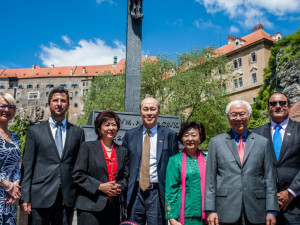 Singapurský prezident Tony Tan Keng Yam s chotí navštívil Český Krumlov.