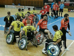 FBC Štíři České Budějovice - mistr České republiky v Česká pošta extraliga vozíčkářů ve florbale 2016/2017.