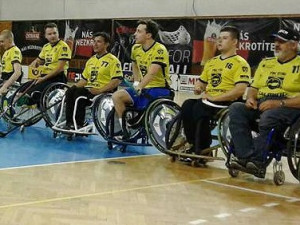 FBC Štíři České Budějovice - mistr České republiky v Česká pošta extraliga vozíčkářů ve florbale 2016/2017.
