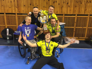 FBC Štíři České Budějovice - mistr České republiky v Česká pošta extraliga vozíčkářů ve florbale 2016/2017.