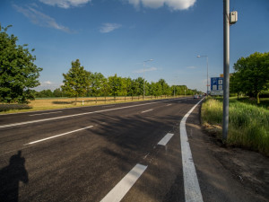 Výjezd z Českých Budějovic směrem na Písek je už opravený a plně průjezdný.