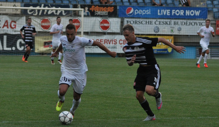 Lukáš Pouček v utkání proti Dynamu