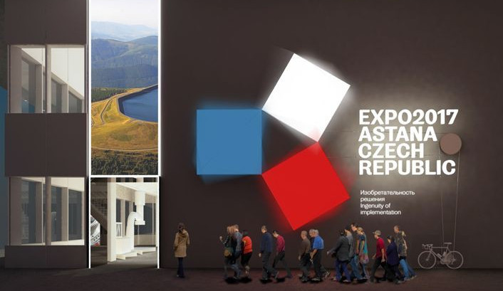 Vizualizace českého pavilonu.