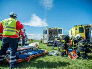 Taktické cvičení složek Integrovaného záchranného systému Letadlo 2017.