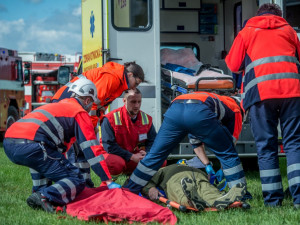 Taktické cvičení složek Integrovaného záchranného systému Letadlo 2017.