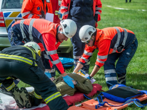 Taktické cvičení složek Integrovaného záchranného systému Letadlo 2017.