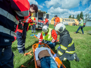 Taktické cvičení složek Integrovaného záchranného systému Letadlo 2017.
