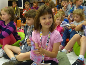 Pasování prvňáčků na čtenáře.