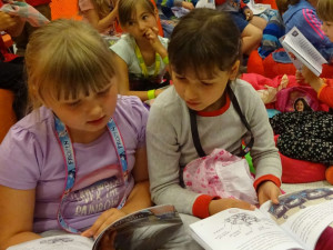 Pasování prvňáčků na čtenáře.