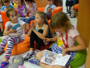 Pasování prvňáčků na čtenáře.