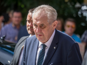 Miloš Zeman v Jihočeském kraji.