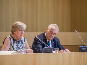 Miloš Zeman v Jihočeském kraji.