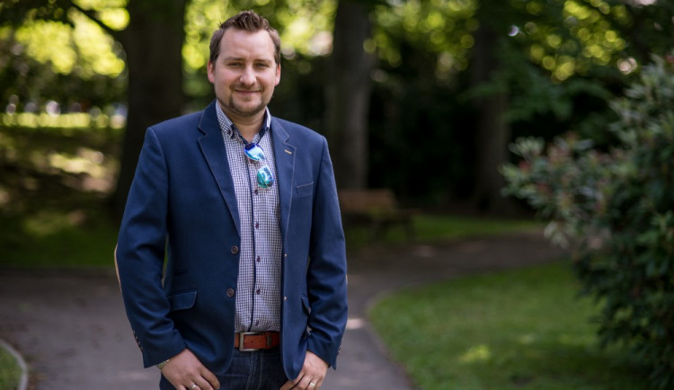 Stanislav Trs, vedoucí kulturního a informačního střediska v Kaplici.