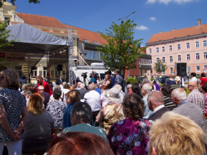 Miloš Zeman v Milevsku.