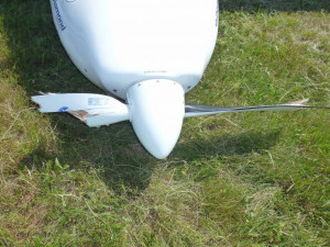 VV Hosíně havarovalo letadlo.