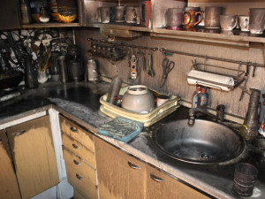 Požár bytu v ulici V. Volfa v Českých Budějovicích.