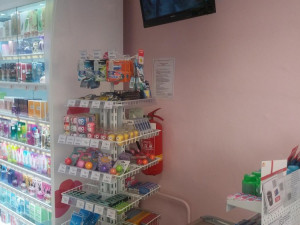 Hasiči kontrolovali obchůdky v Krajinské ulicii v Českých Budějovicích.